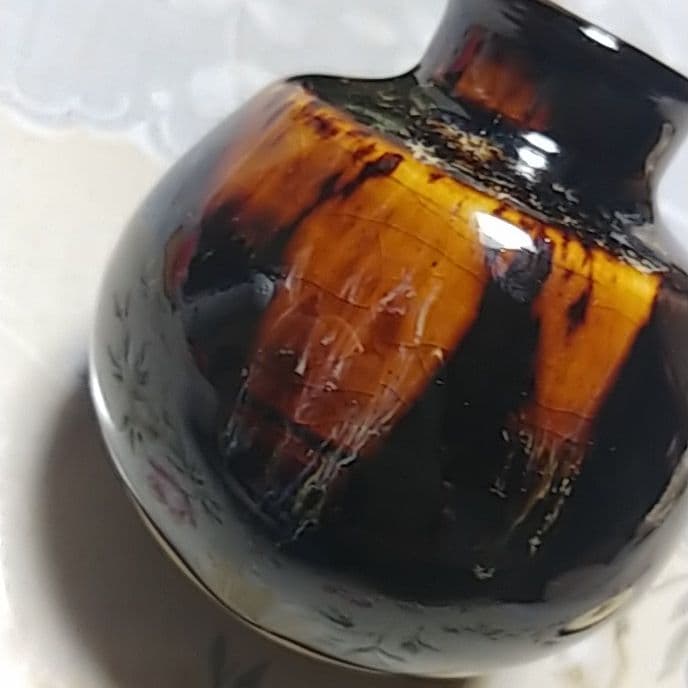 九壺　茶心壺　茶入　仕服　陶芸品　骨董品