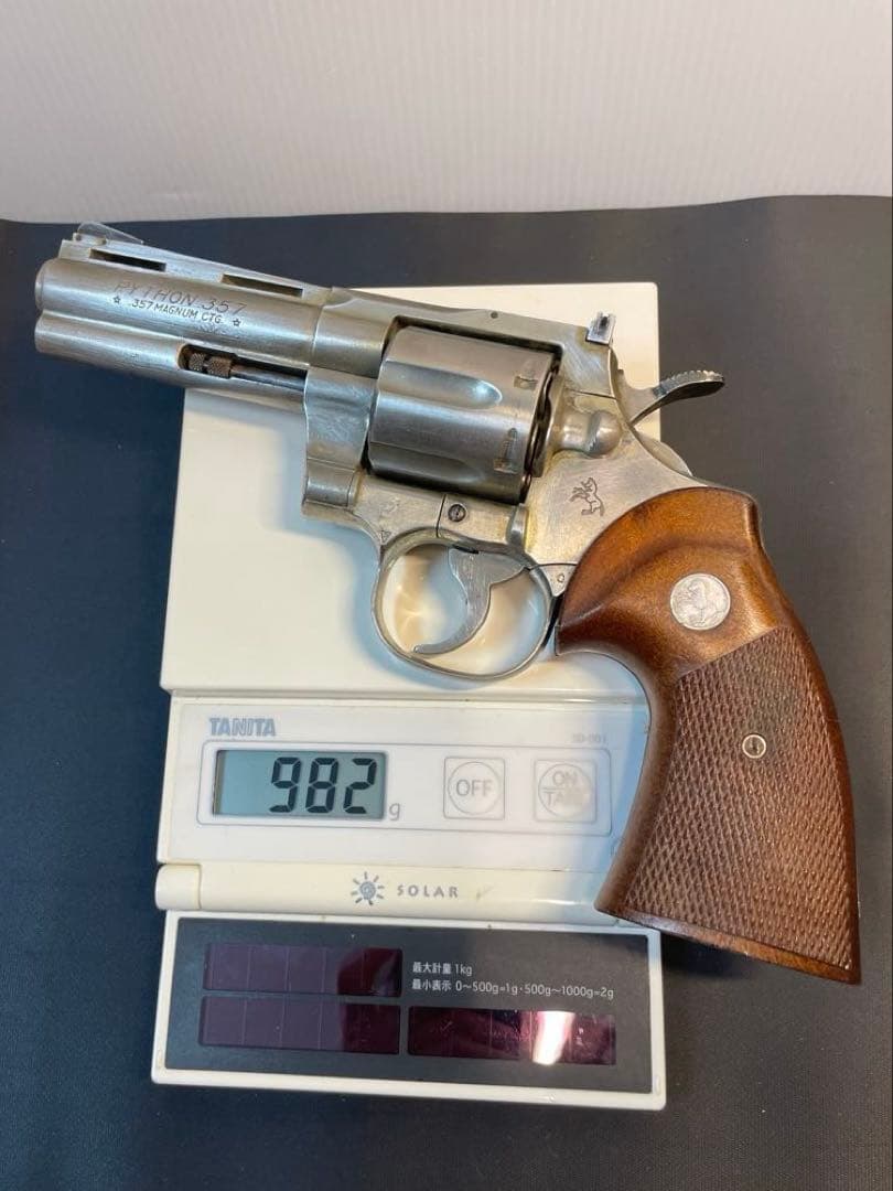 コルト パイソン 357マグナム モデルガン（コクサイ刻印・SMG刻印）