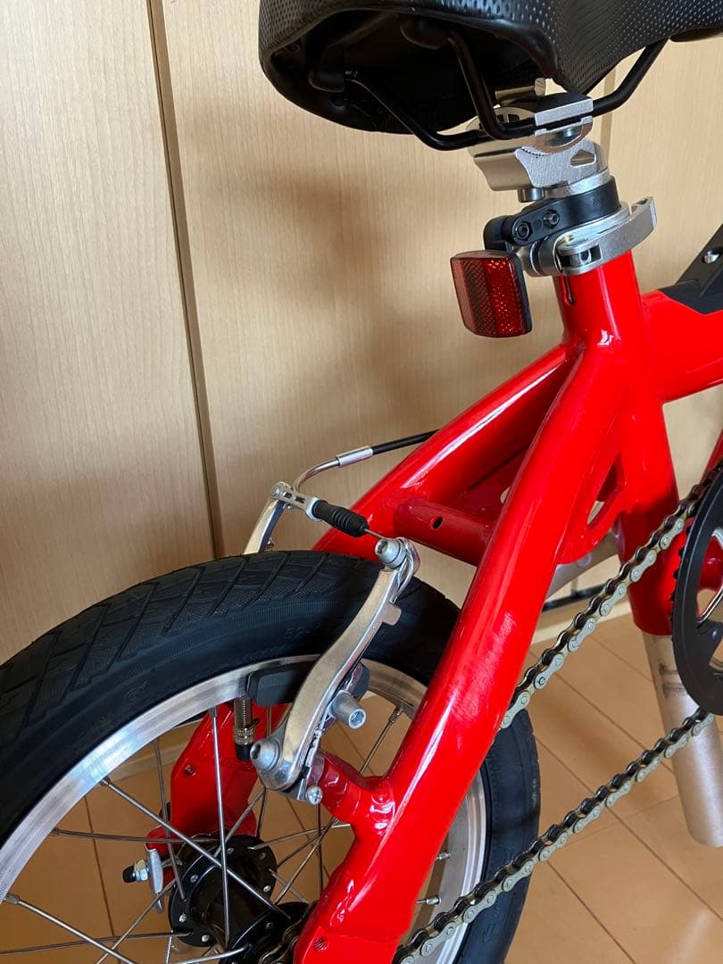 ログ アウトランク LOG OUTRUNK 折りたたみ自転車　赤