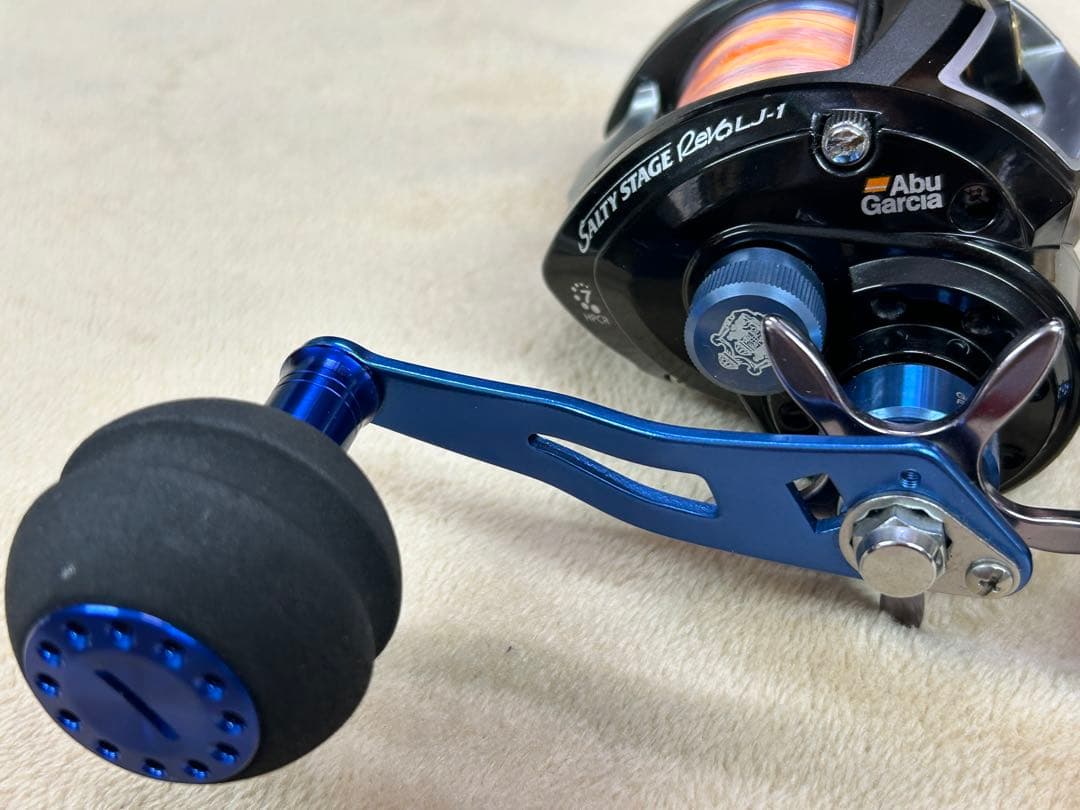 【最終値下】Abuソルティーステージ REVO LJ-1 替ハンドル、スプール付