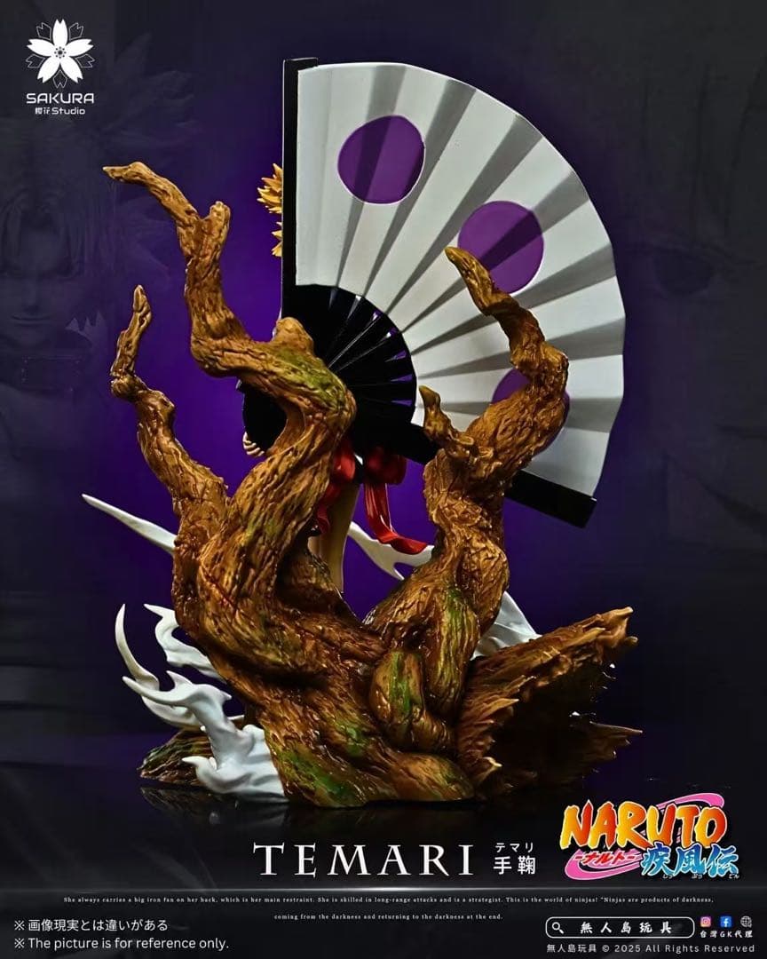 ナルト 奈良テマリ ガレージキット ガレキ スタチュー⑦