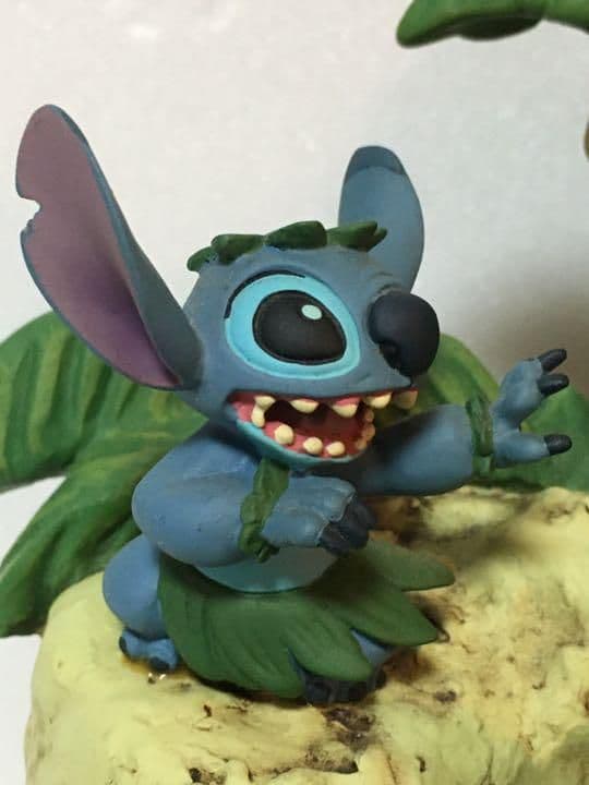 スティッチ ウォーターファウンテン フィギュア ディズニー 置物