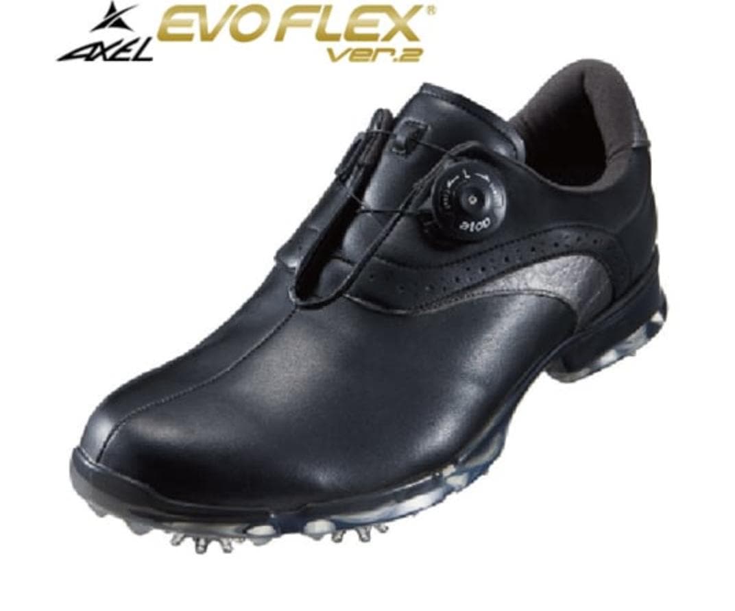 【新品】AXEL ゴルフシューズ EVO2 黒 26.5cm