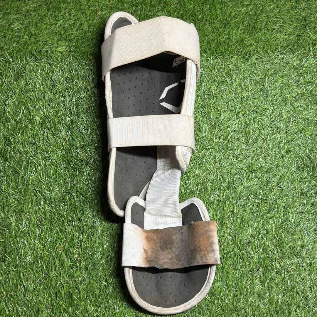 エボシールド　エルボーガード・フットガード 2点セット 高校野球用 ホワイト