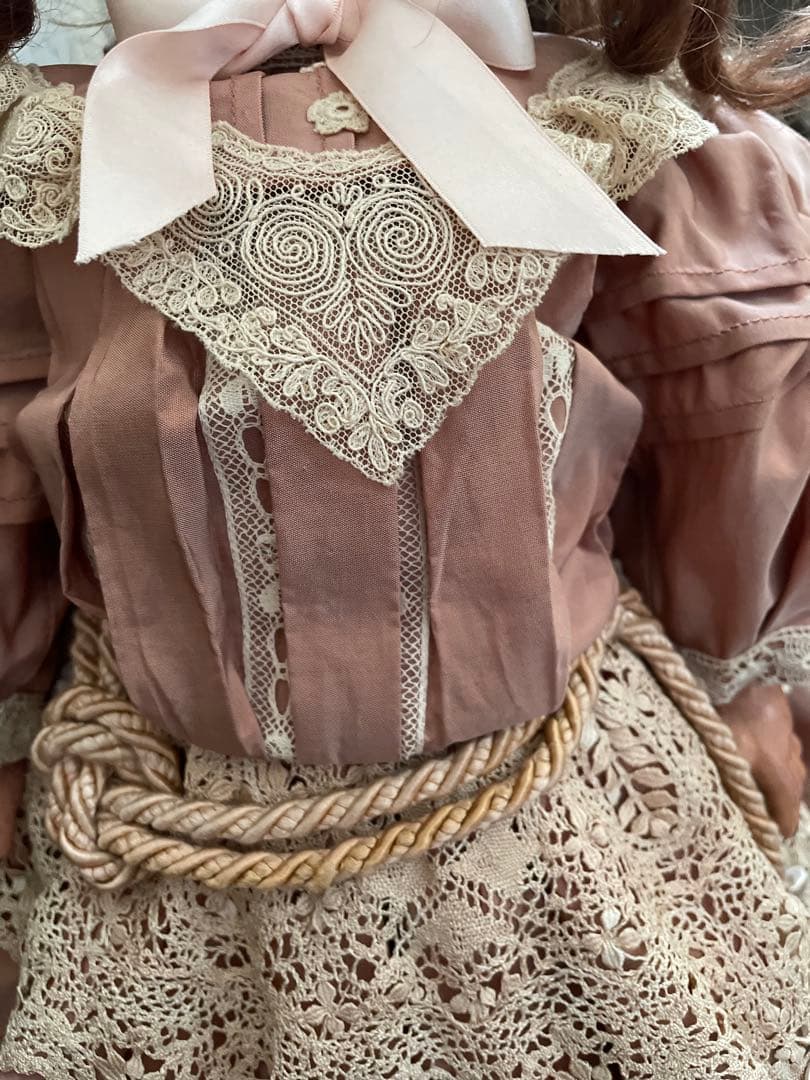 期間限定価格❣️˚✧₊⁎ ♡シルク ドールドレス & ボネ♡ドールドレス⁎⁺˳✧༚