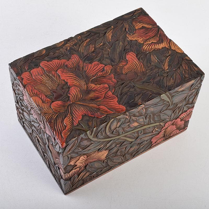 茶道具　讃岐彫　佳石作　茶箱　栄山作　茶碗など　九点一式　共箱　G　R9148B