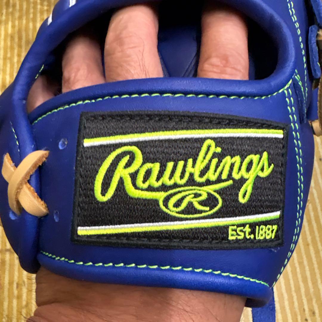 新品未使用ローリングス軟式野球グローブ右投げ用ブルー