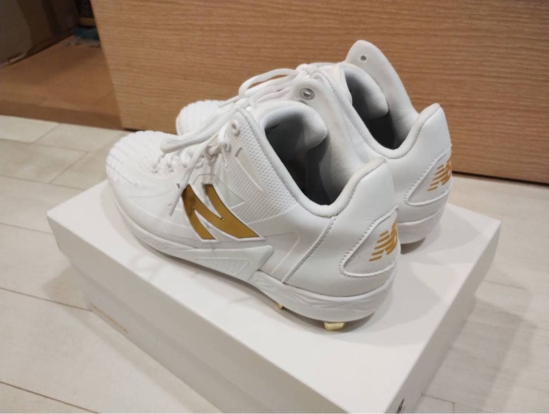 【新品】野球用スパイク 大谷モデル ニューバランス 26.5cm 白×ゴールド