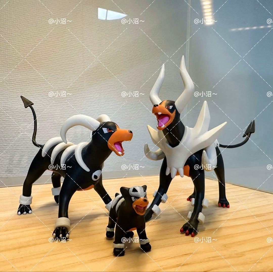 ポケモンスケールワールド　デルビル進化ライン➕メガ形態　1/20サイズ　PVC製