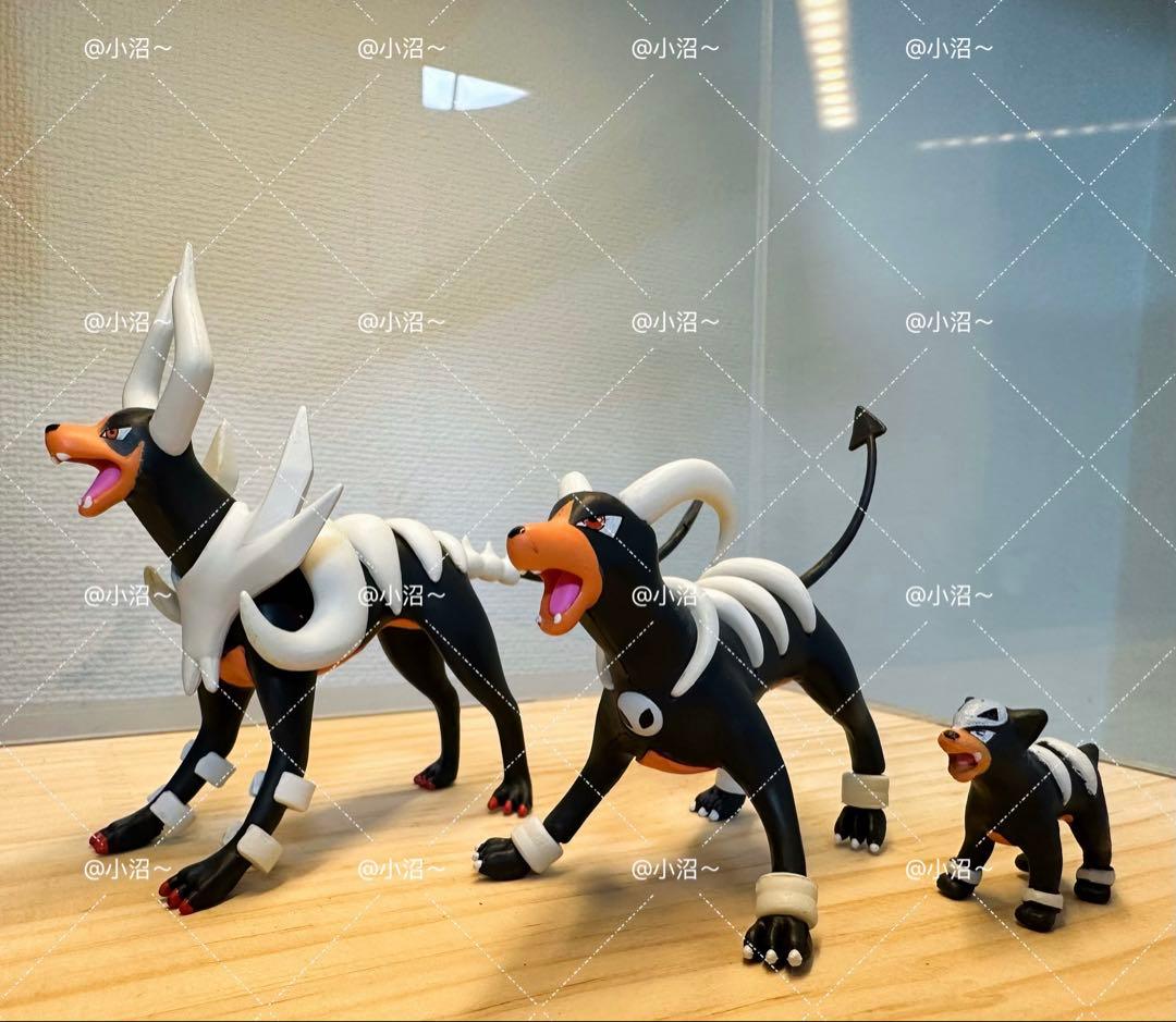 ポケモンスケールワールド　デルビル進化ライン➕メガ形態　1/20サイズ　PVC製