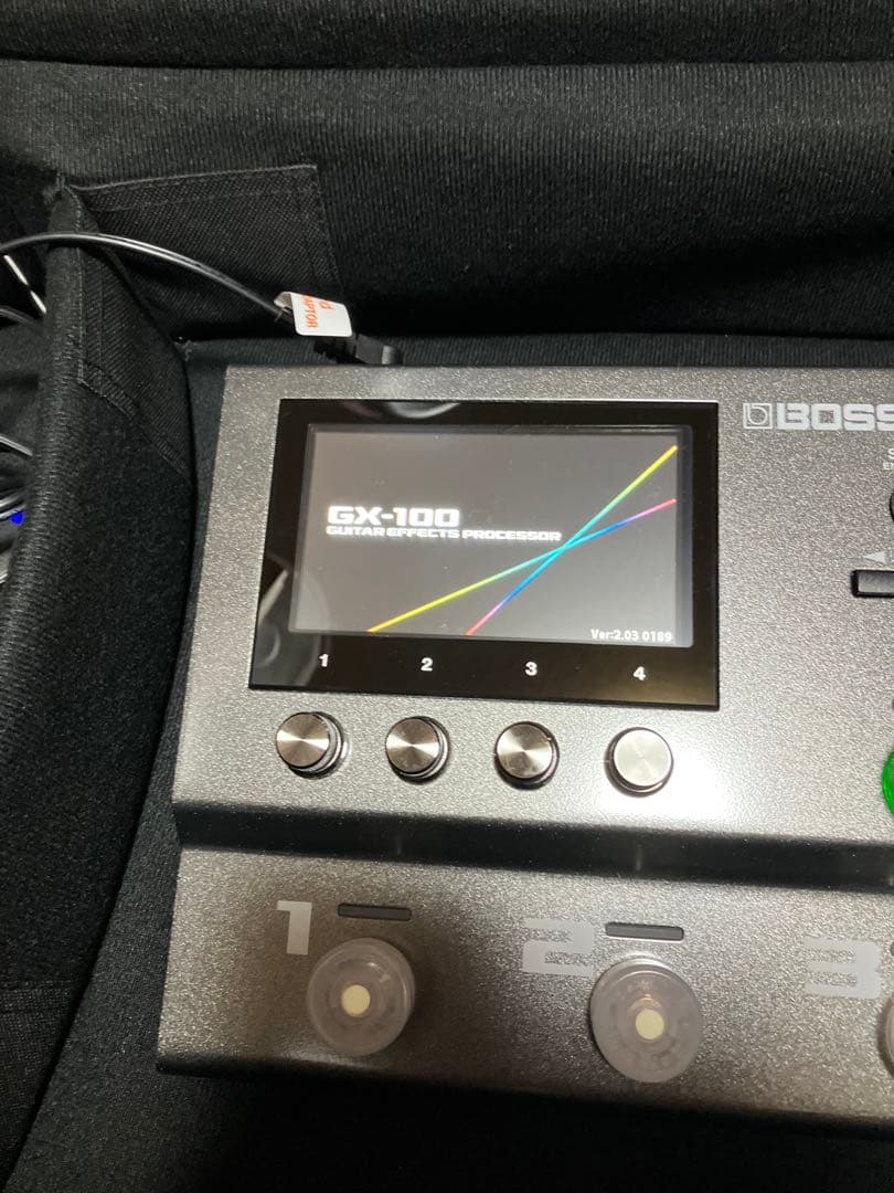 最新 BOSS GX-100 マルチエフェクター 空箱他あり