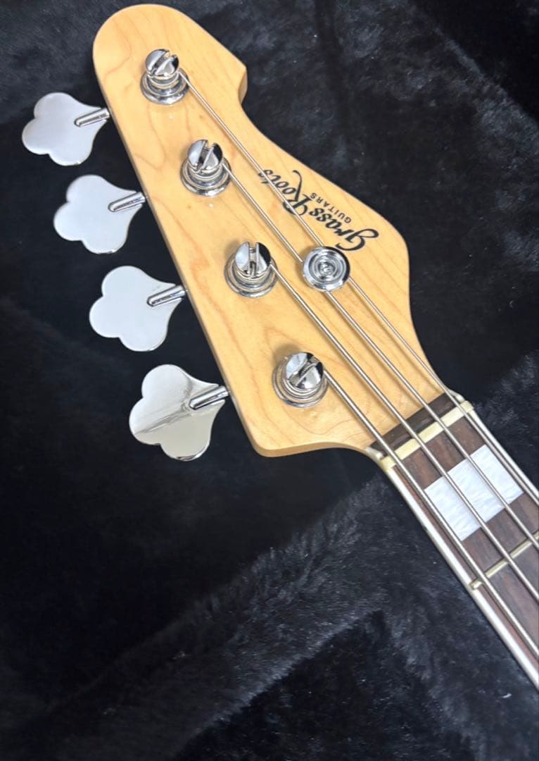 GrassRoots G‑AMAZE エレキベース Jazz Bass ブラウン