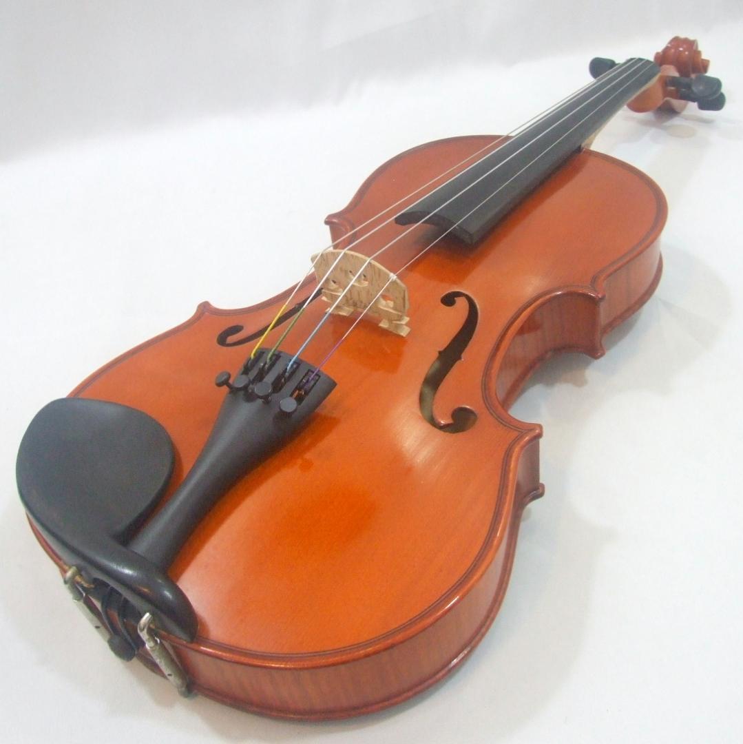 グリガ バイオリン 4/4 弓 ケース 虎杢 弓 美品セット メンテ済み