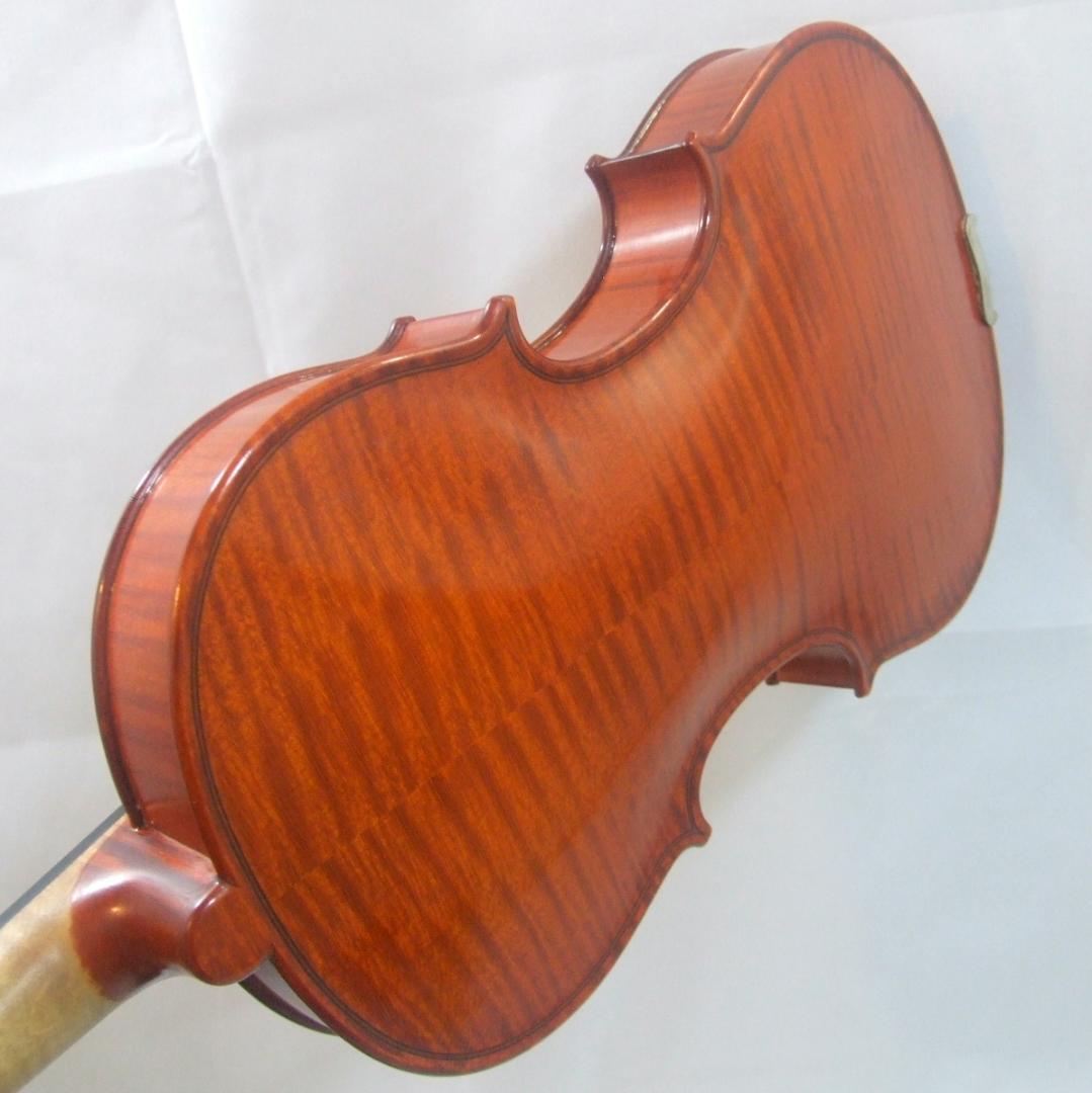 グリガ バイオリン 4/4 弓 ケース 虎杢 弓 美品セット メンテ済み