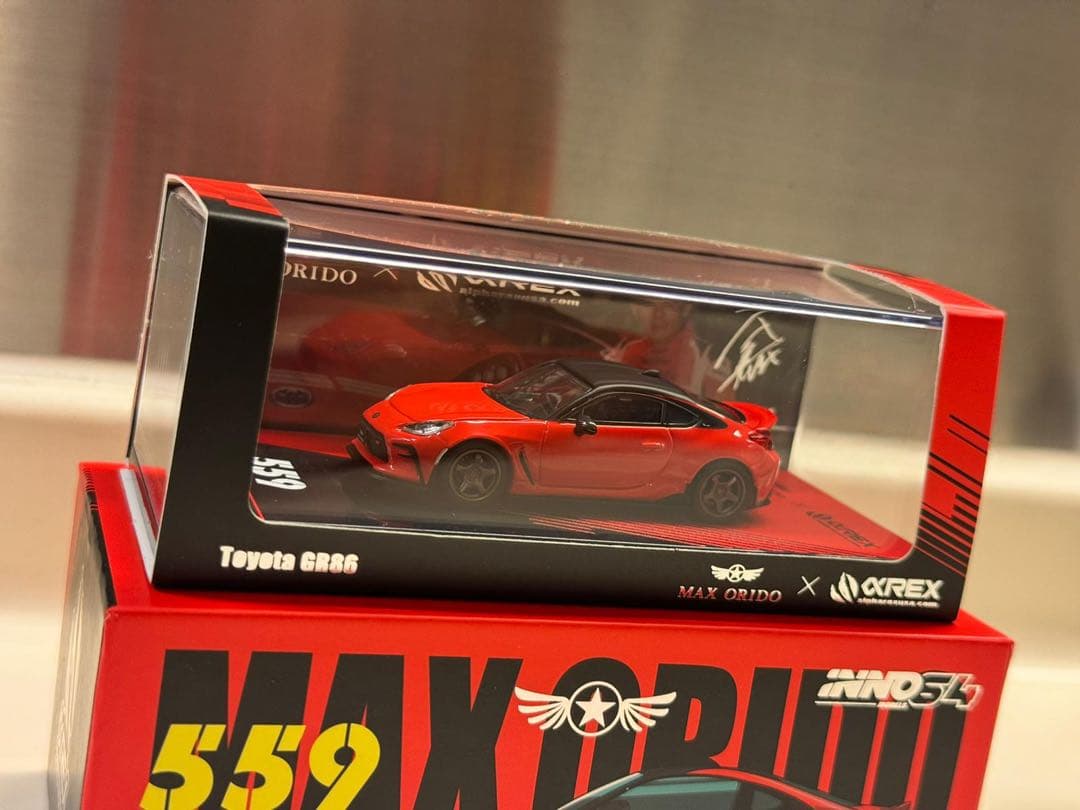 Inno64 1/64 Max Orido Toyota GR86 赤