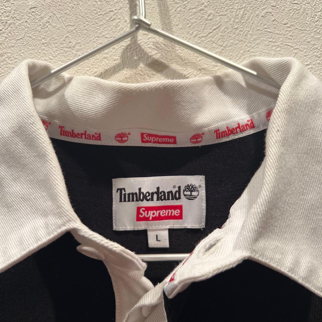 【希少】Supreme x Timberland ポロシャツ ラグビーシャツ