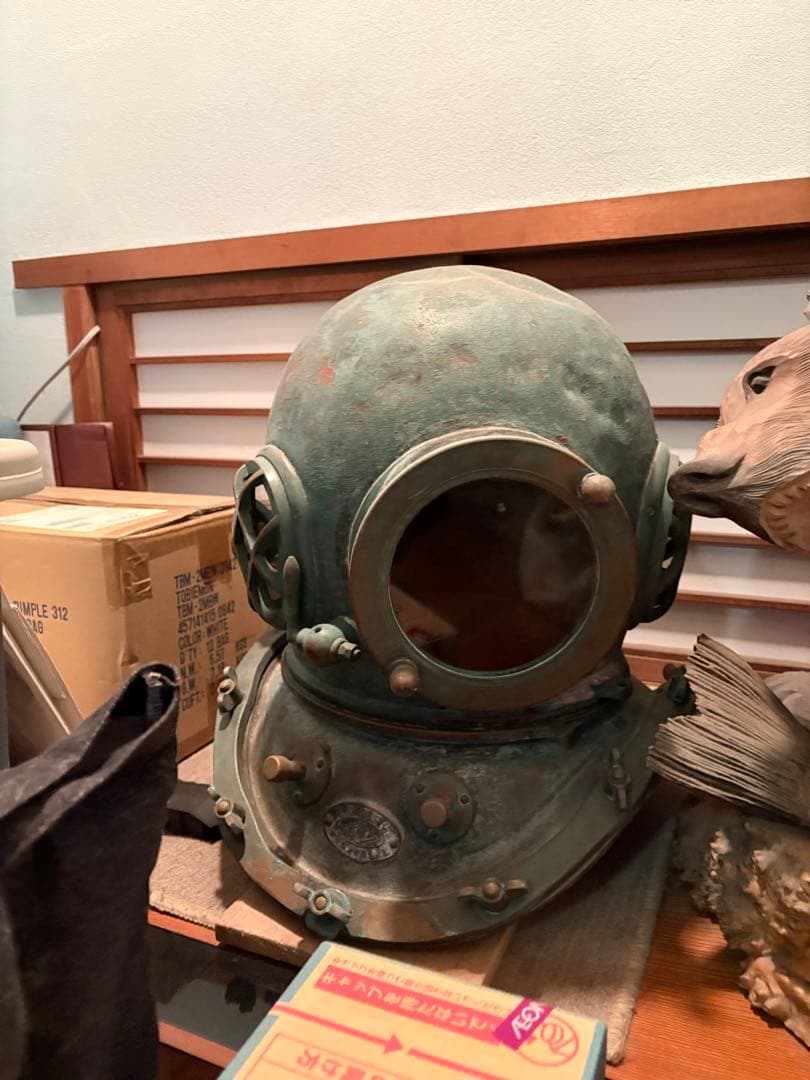 東亜　潜水ヘルメット　アンティーク