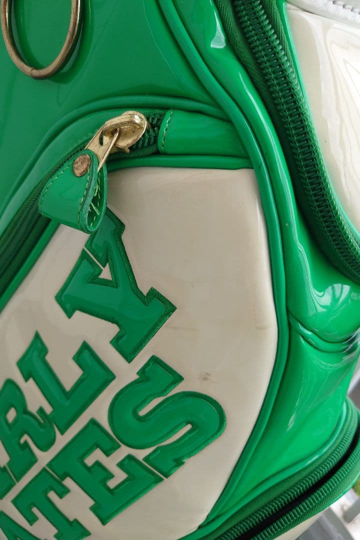 PEARLY GATES (パーリーゲイツ)キャディバッグ グリーン/ホワイト