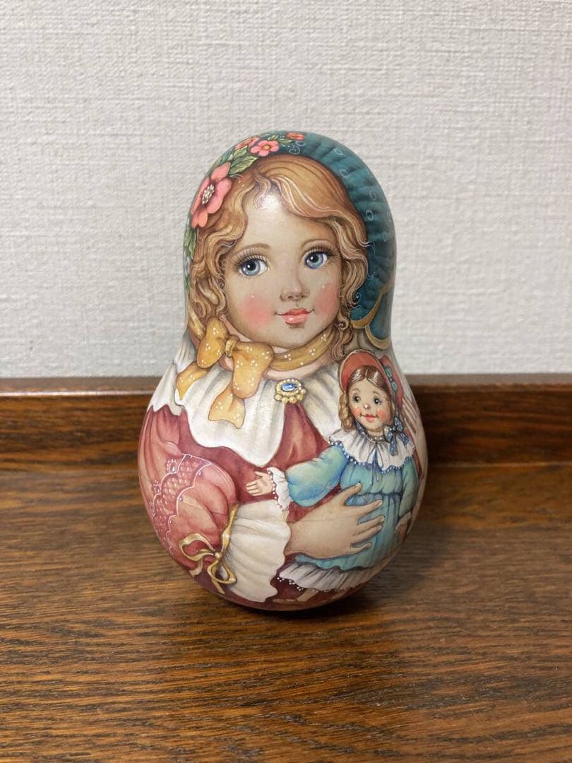 ロシア雑貨☆起き上がりこぼし♪『Doll』イリーナ作 マトリョーシカ
