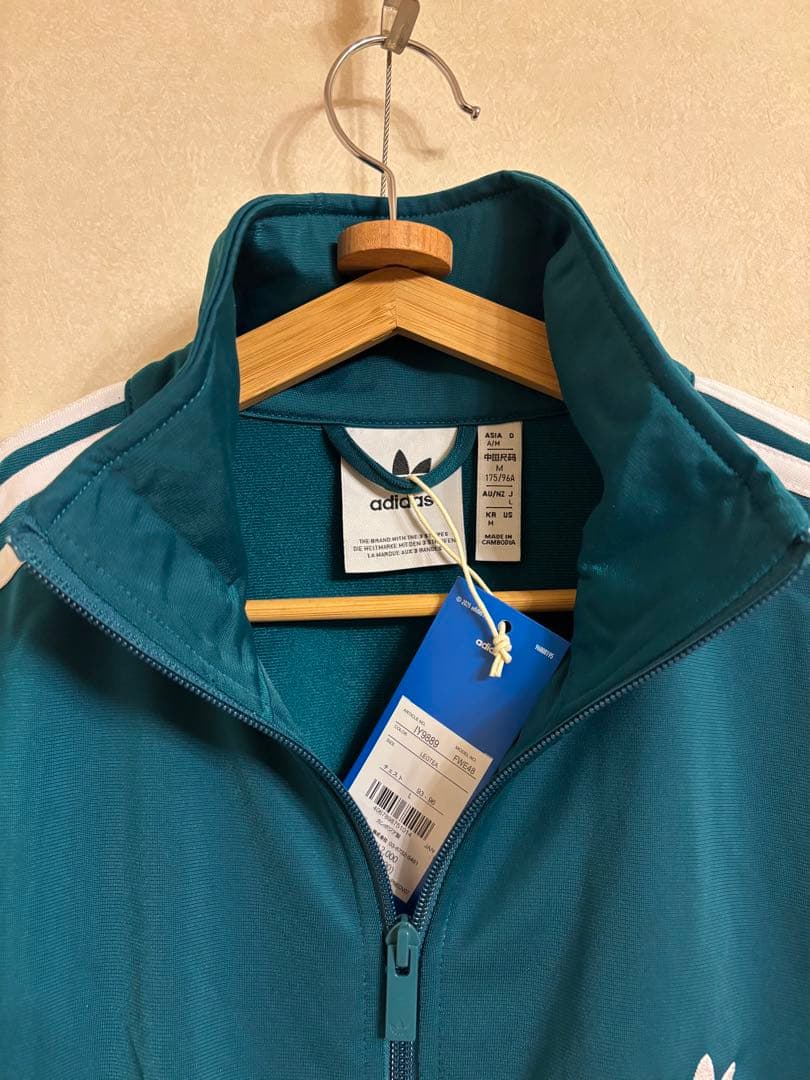 【新品】adidas フルジップ・トラックジャージー size: L