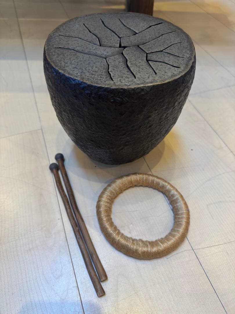 波紋音 （斉藤鉄平さん作）タンドラム スリットドラム