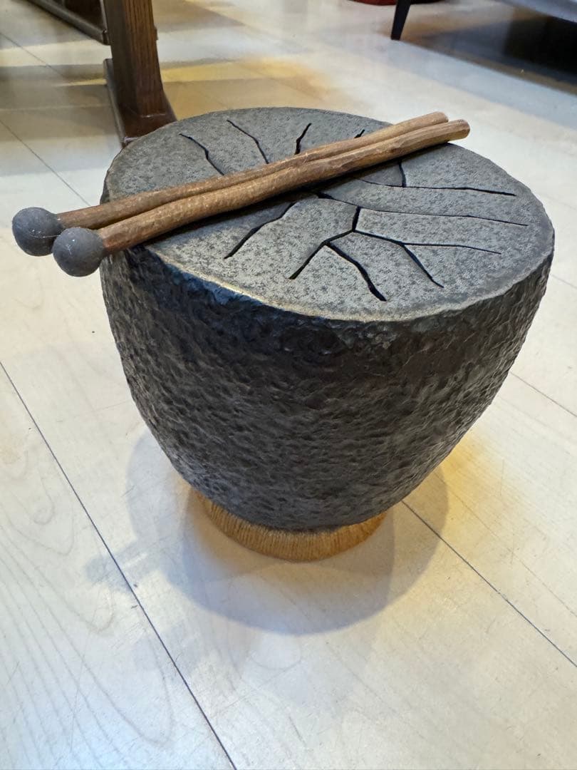 波紋音 （斉藤鉄平さん作）タンドラム スリットドラム