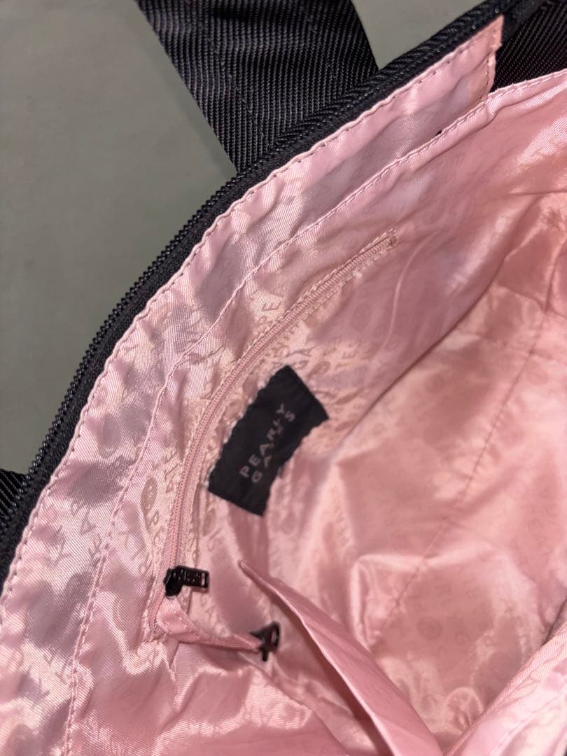 （超美品）パーリーゲイツ、グレンチェック柄シリーズ、カートバッグ、ラウンドバッグ