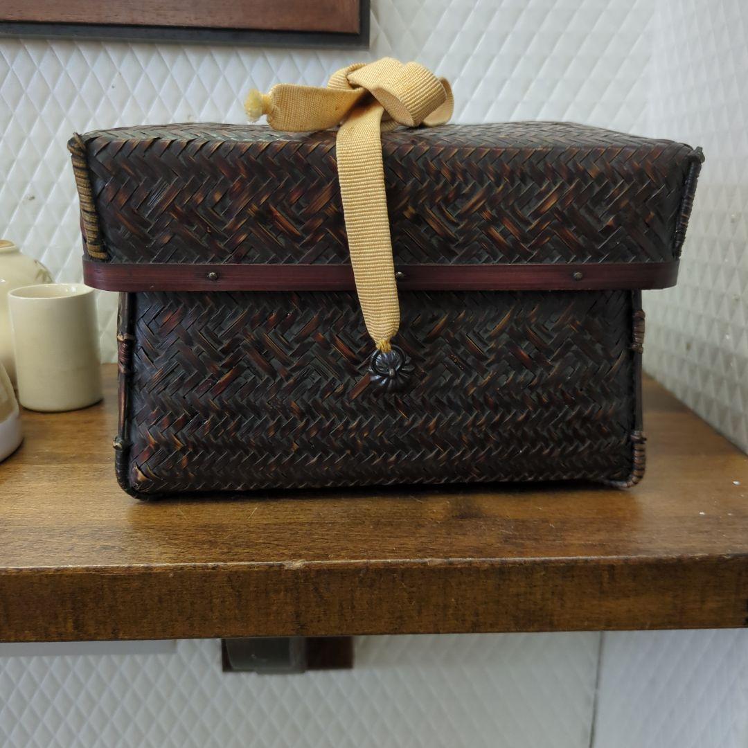 御所籠　茶籠　古代裂　セット いろいろ一式　野立て　茶道具　茶道