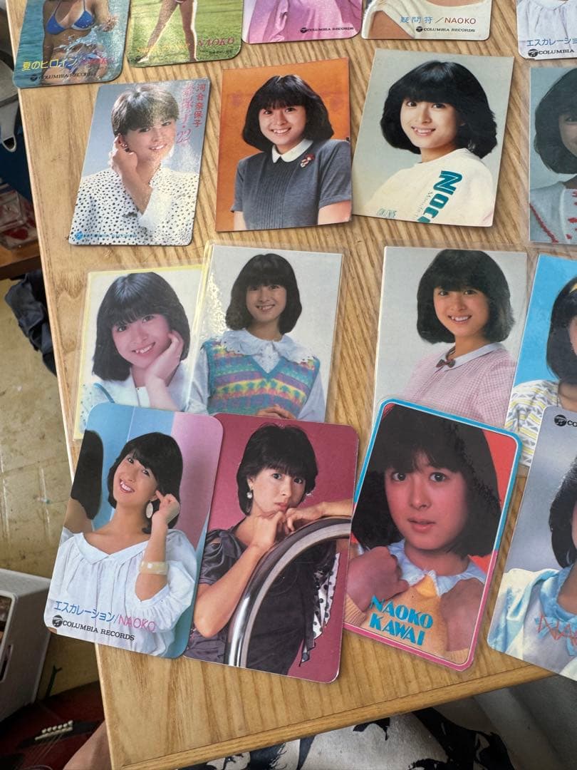 ラ*ン様 河合奈保子　アイドル写真カードセット