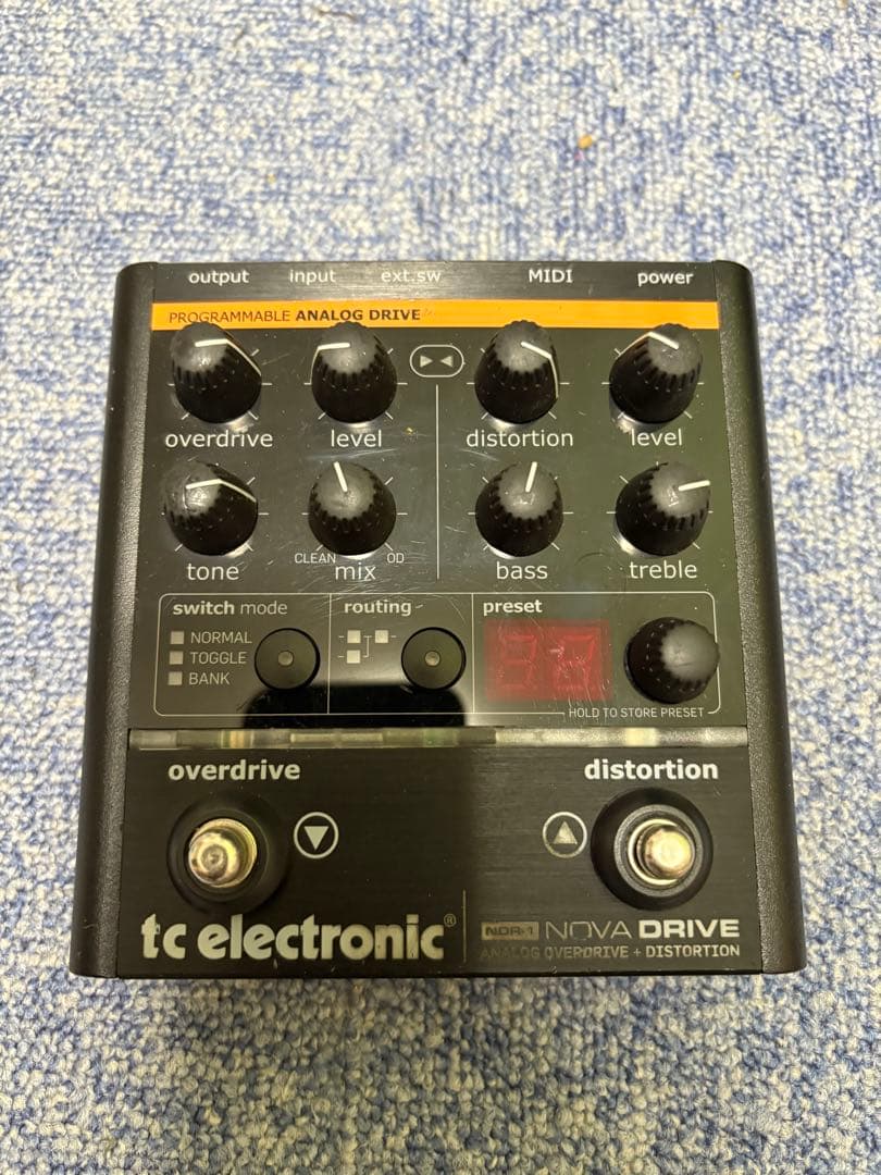 tc electronic NOVA DRIVE ギターエフェクター