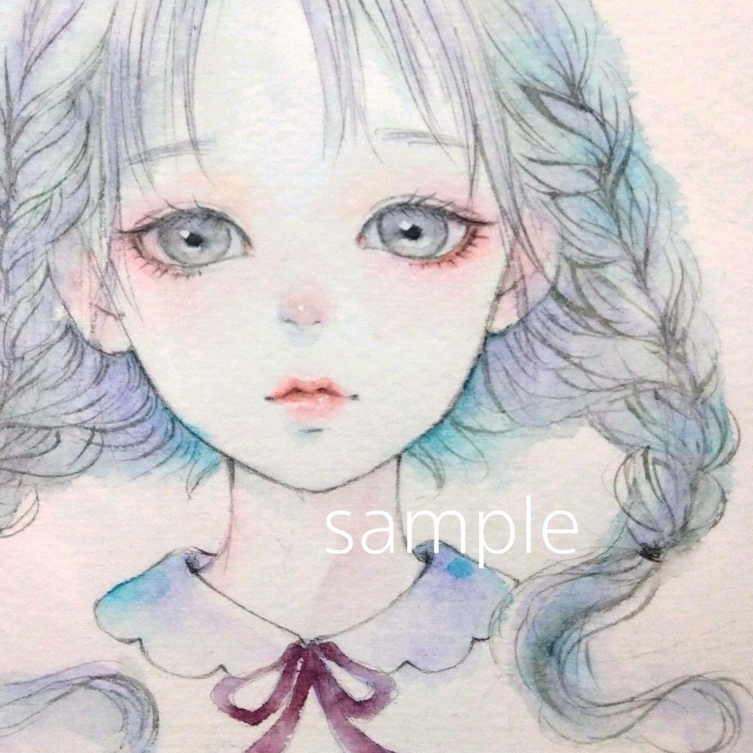 2448E　絵画　肉筆原画　 手描きイラスト　オリジナル