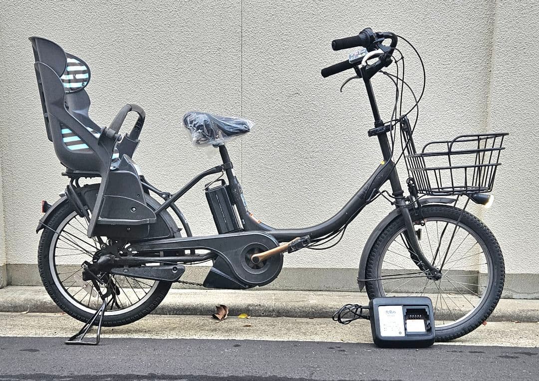 ブリジストン♪電動アシスト自転車♪ビッケ♪小径♪おしゃれブラック♪３段変速
