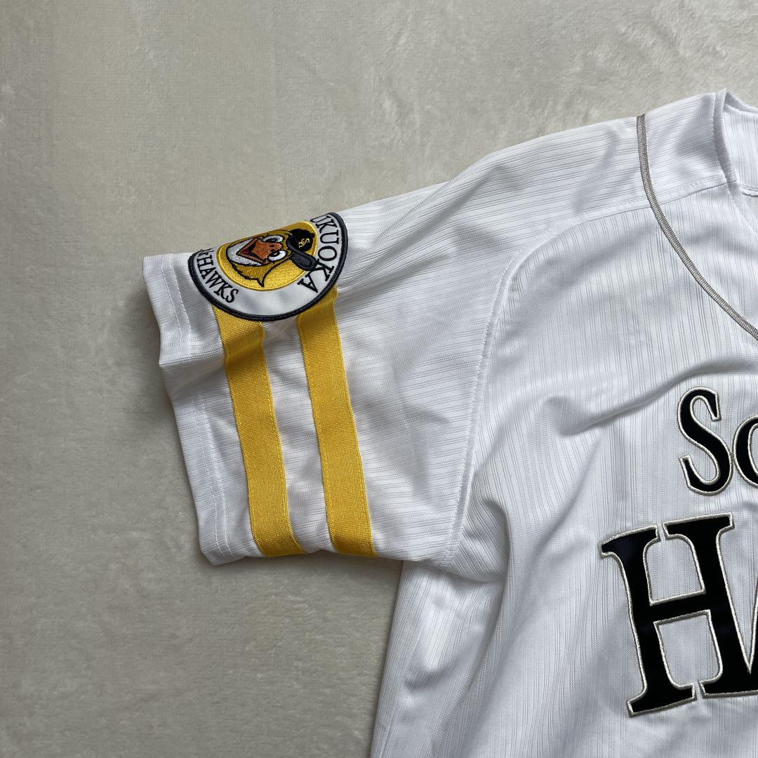 未使用に近い　Majestic ソフトバンクホークス　栗原選手　24 Lサイズ