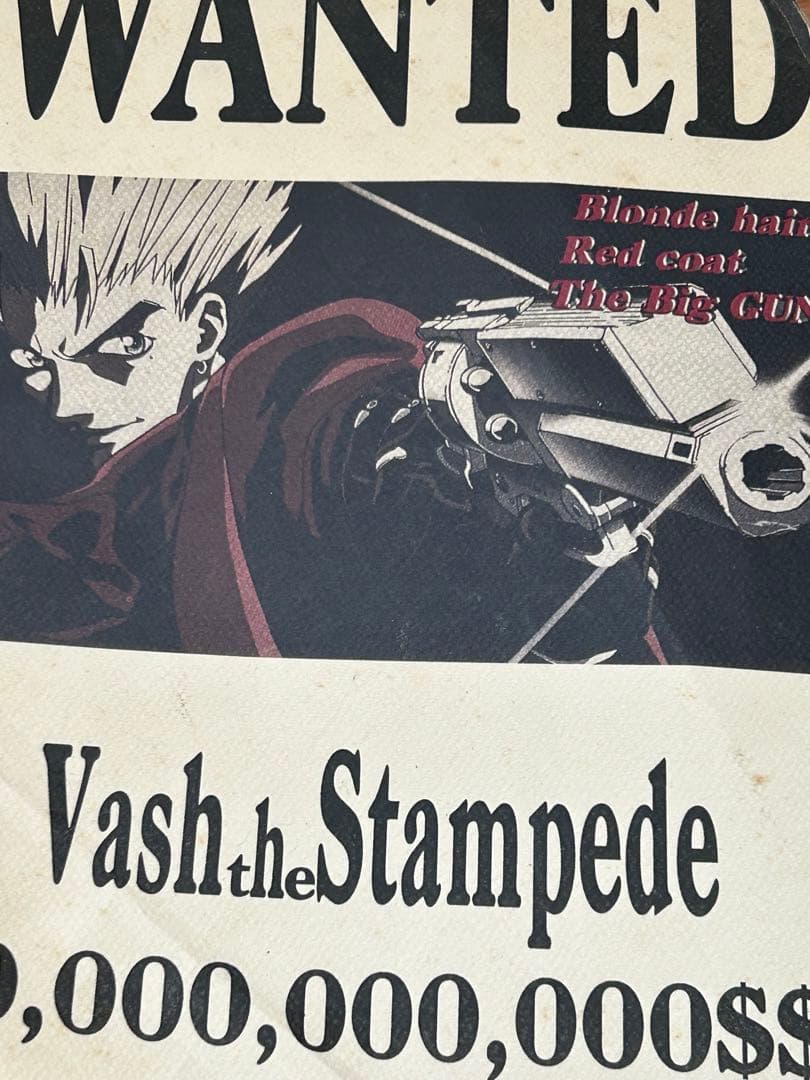 トライガン Vash the Stampede WANTEDポスター