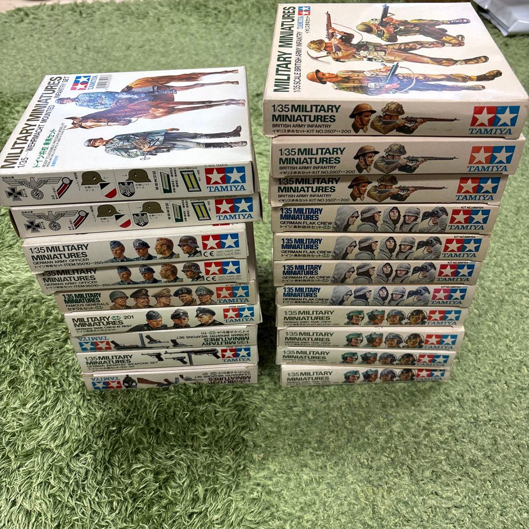 TAMIYA 1/35 ミリタリーミニチュア20点セット　A22