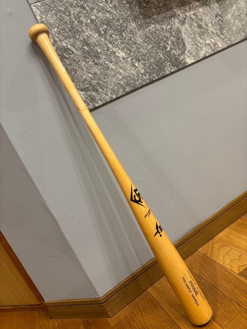 ルイスビルスラッガー　木製バット　ミツワタイガー　バットケースセット　使用少美品