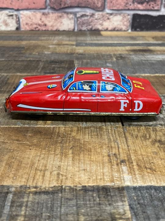 ブリキミニカー POLICE CHIEF 2台まとめて 昭和レトロ