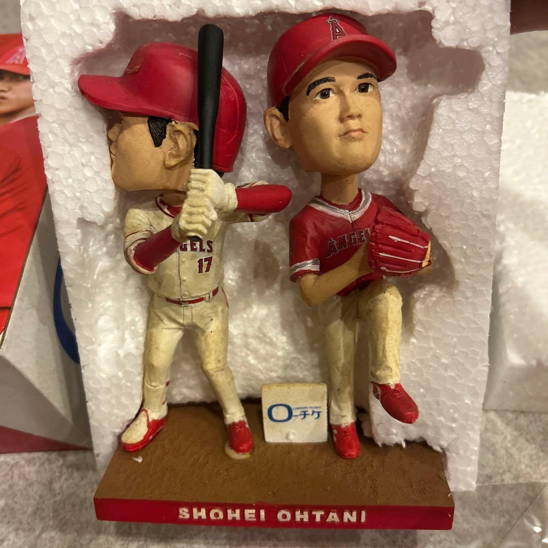 大谷翔平 エンゼル　バブルヘッド　二刀流　 新品　チケット付