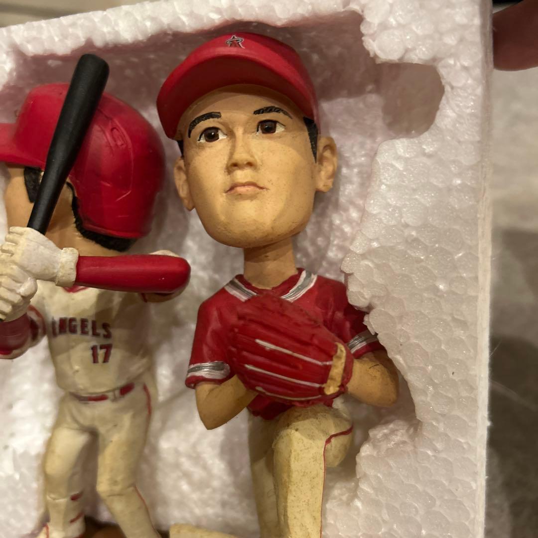 大谷翔平 エンゼル　バブルヘッド　二刀流　 新品　チケット付