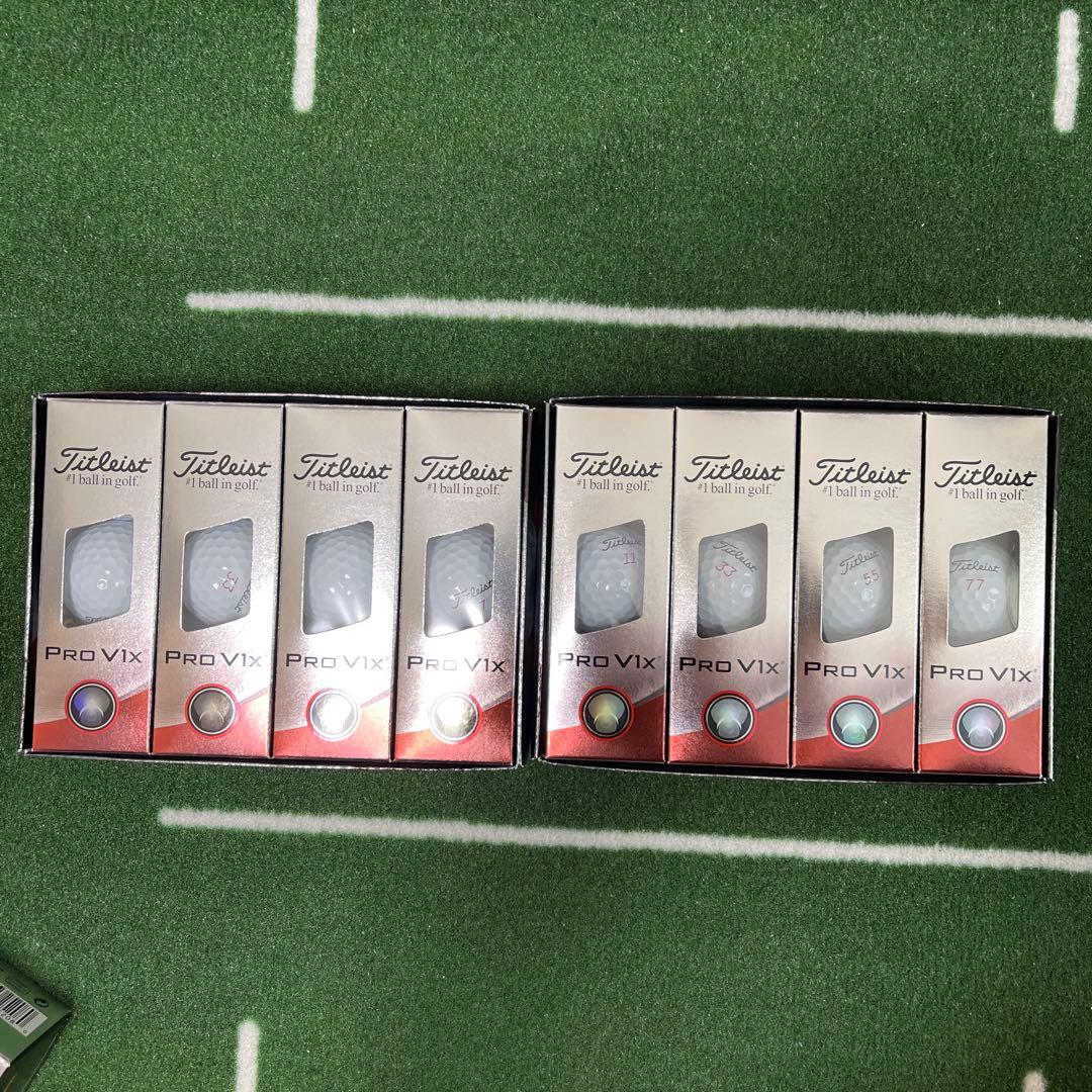 【新品】 Titleist Pro V1x ゴルフボール 2ダース（24個）