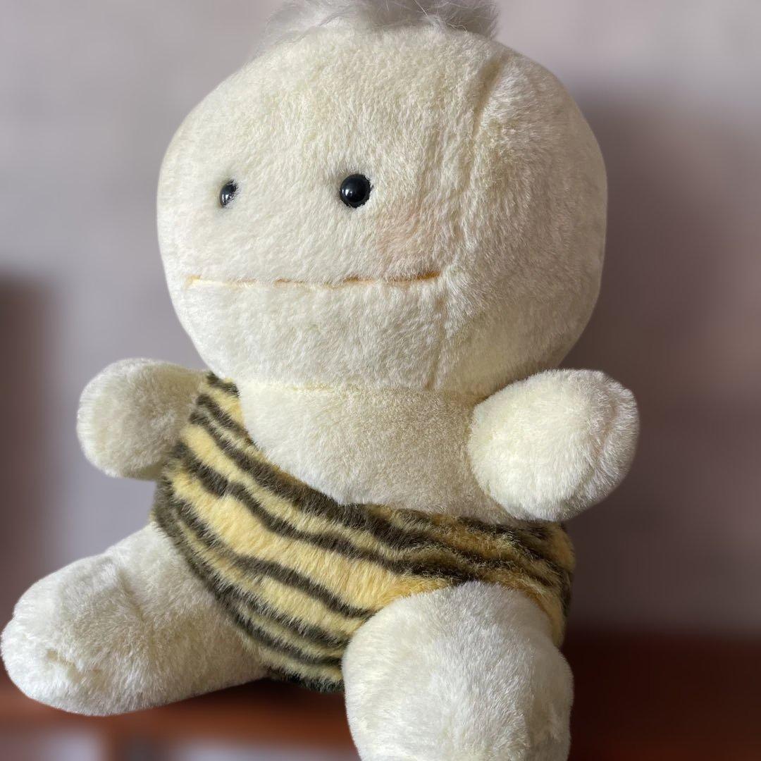 セキグチ　ピカポン　ぬいぐるみ　レトロ　黄色　約50㎝