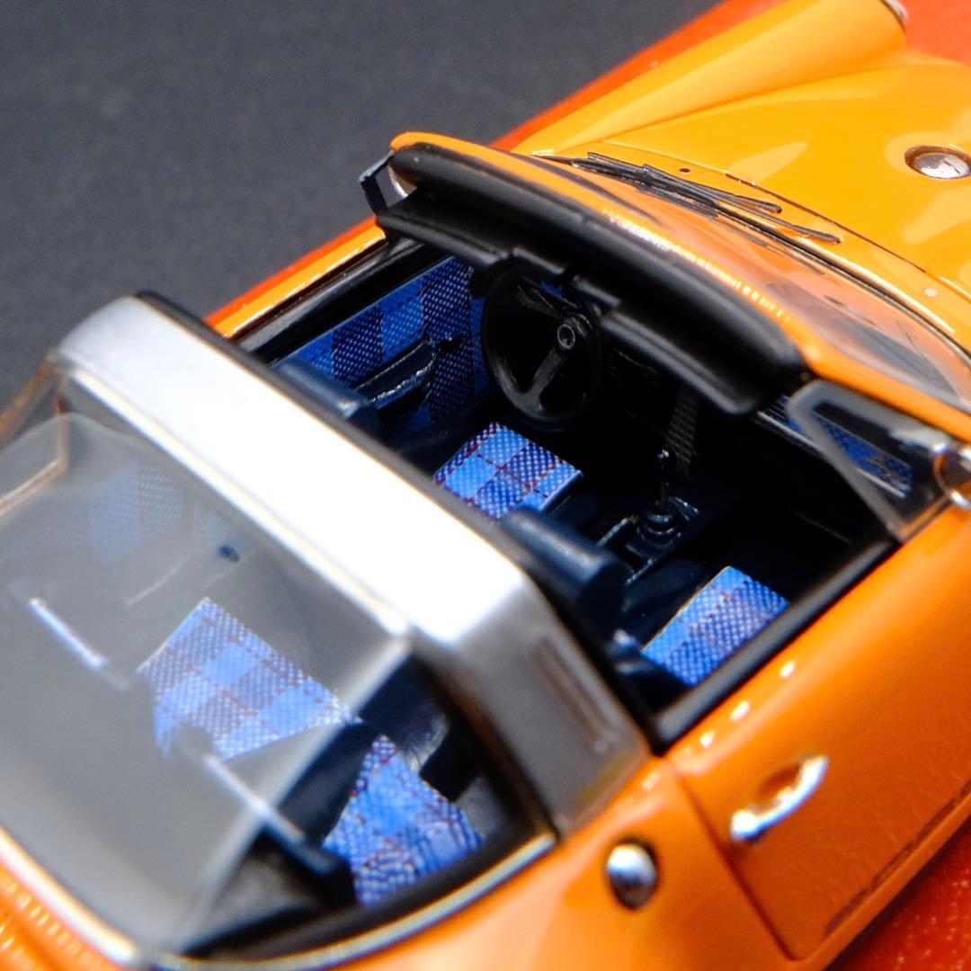 ポルシェ 911 オレンジ ミニカー MAKEUP 1/64