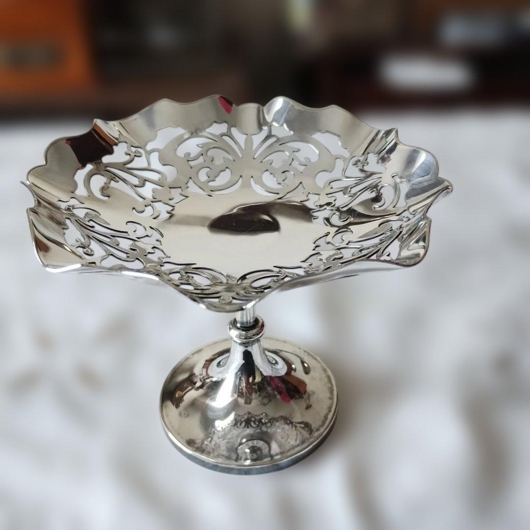 Mappin & Webb　アンティーク　シルバープレート　英国　コンポート