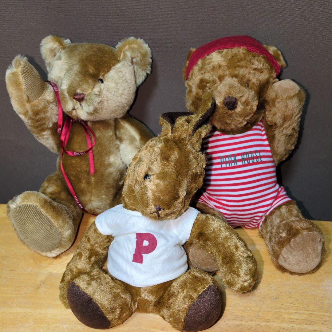 テディベア　ピンクハウス　ぬいぐるみ　まとめ売り　ウサギ