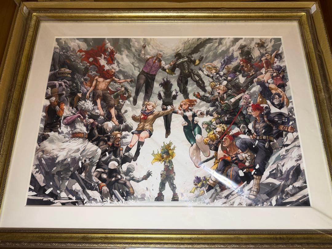 ヒロアカ原画展 キービジュアル 複製原画 受注生産 新品未使用