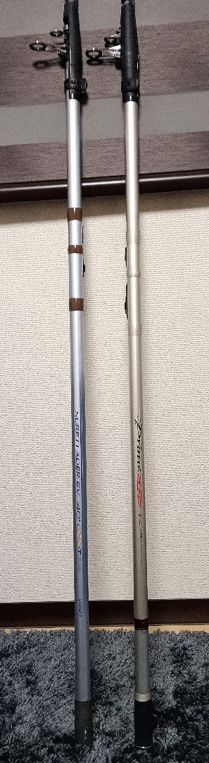 シマノサーフリーダーEV405CX-T&ダイワプライムサーフ25-405投げ竿