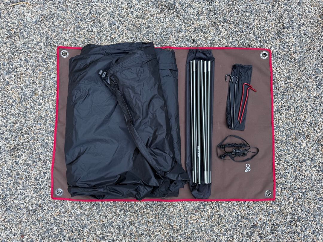 Hellos Snail Shelter BLACK用TPUドアベスティブル