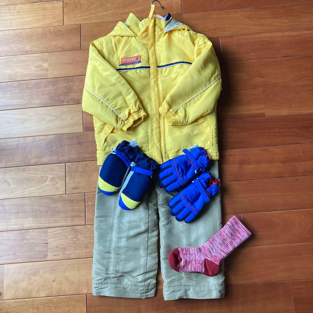 フェニックス　子ども用　スキーウェアセット（手袋２個、靴下付き）110 スノボ
