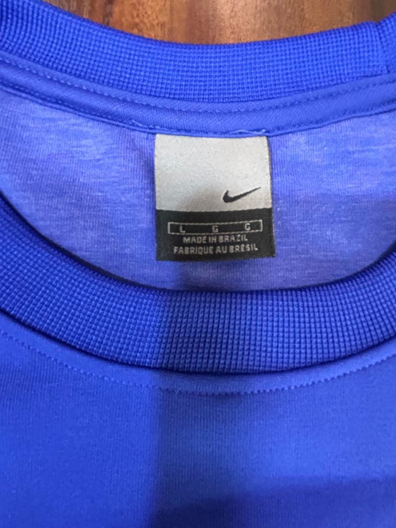 超貴重‼️ブラジル代表•選手実使用品•トレーニングウエア・ブルー