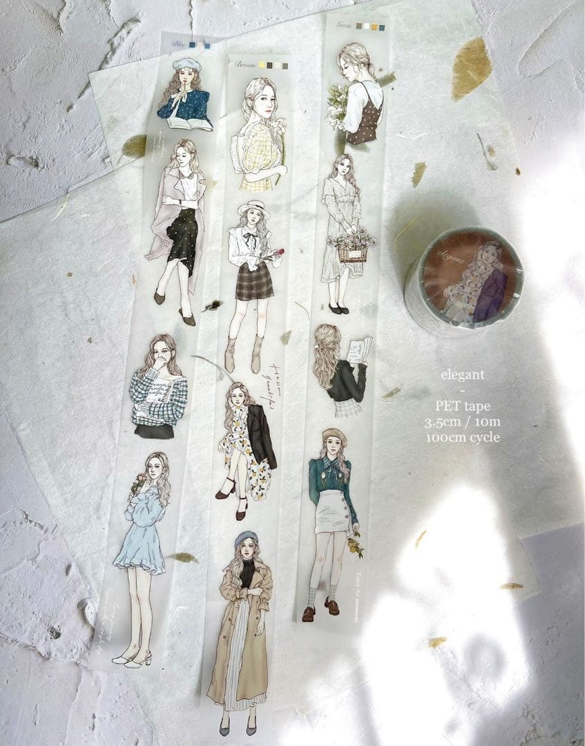 pion《Elegant》 PETテープ　海外マスキングテープ 【1106】